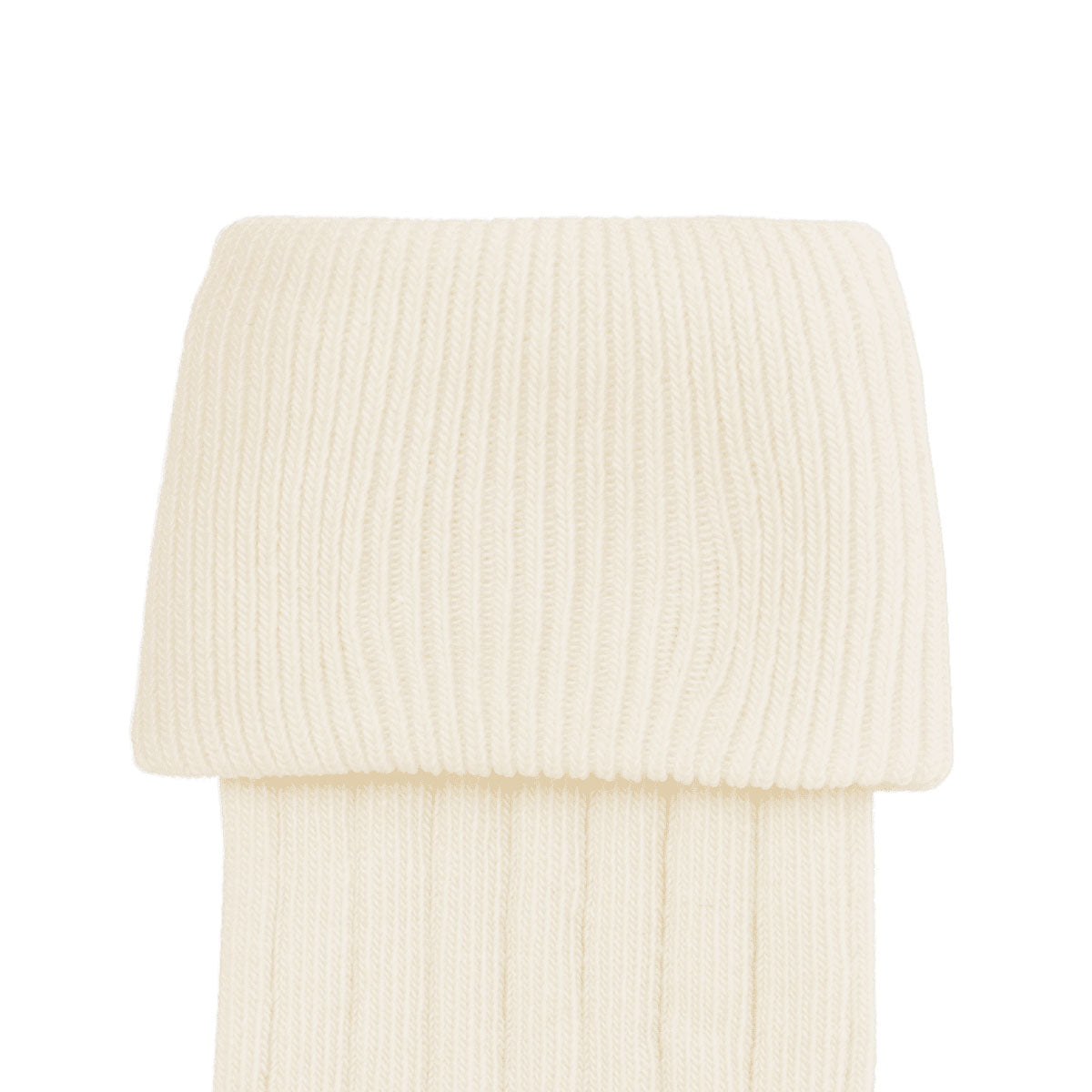 Girls White Logo Cotton Socks