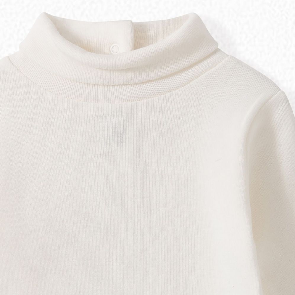 Baby Boys & Girls White Cotton Babysuit