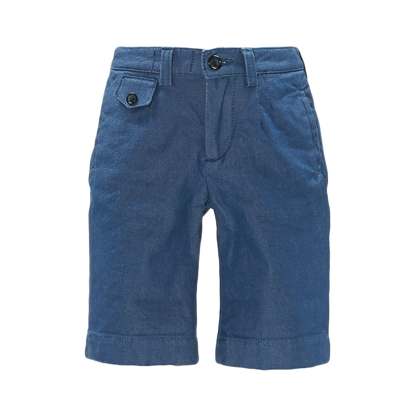 Boys Navy Blue Cotton Jersey Short - CÉMAROSE | Children's Fashion Store - 1