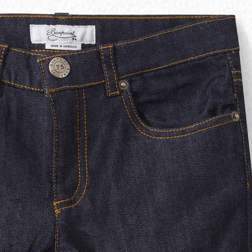 Boys Dark Navy Denim Trousers