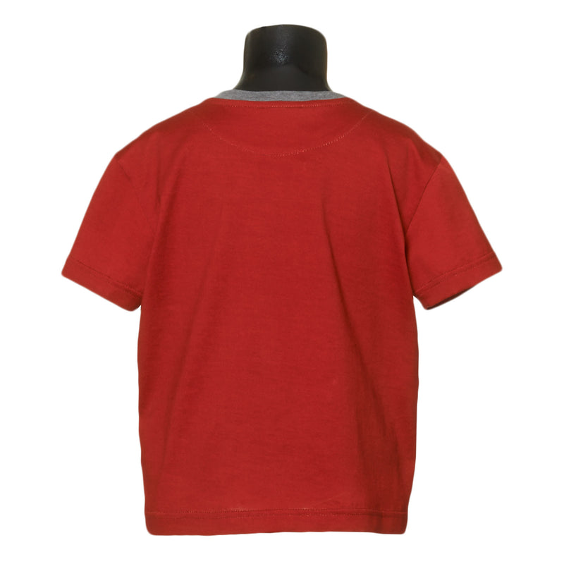 Boys Red Owls Printed Cotton T-Shirt - CÉMAROSE | Children's Fashion Store - 2