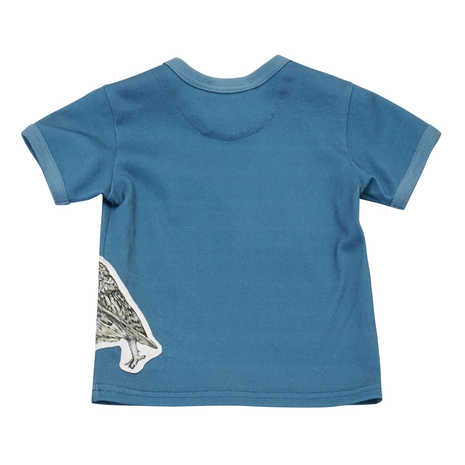 Baby Boys Blue Owls Printed Cotton T-Shirt - CÉMAROSE | Children's Fashion Store - 2
