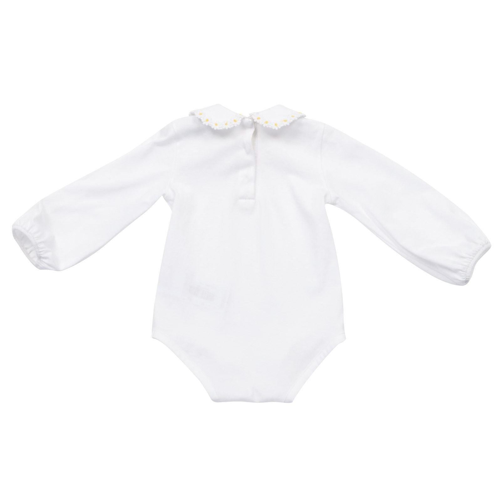 Baby Girls Ivory Bodysuit With Frill Collar - CÉMAROSE | Children's Fashion Store - 2