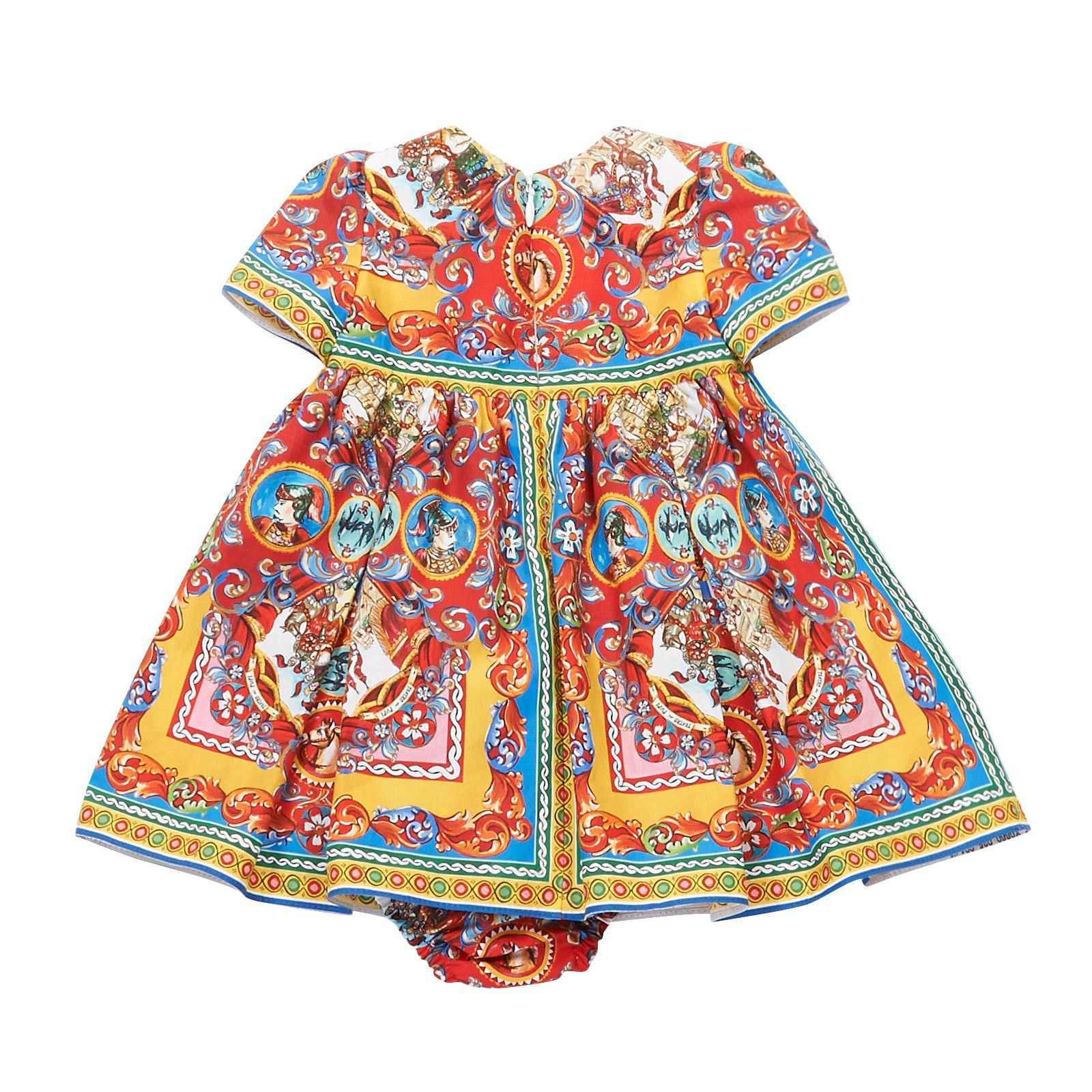 Baby Girls Printed Cotton Dress - CÉMAROSE | Children's Fashion Store - 2