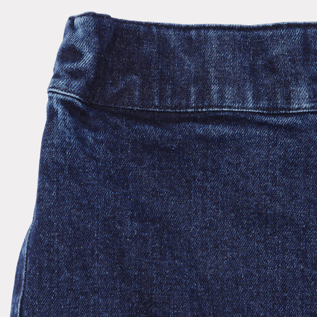 Girls Navy Denim Trousers
