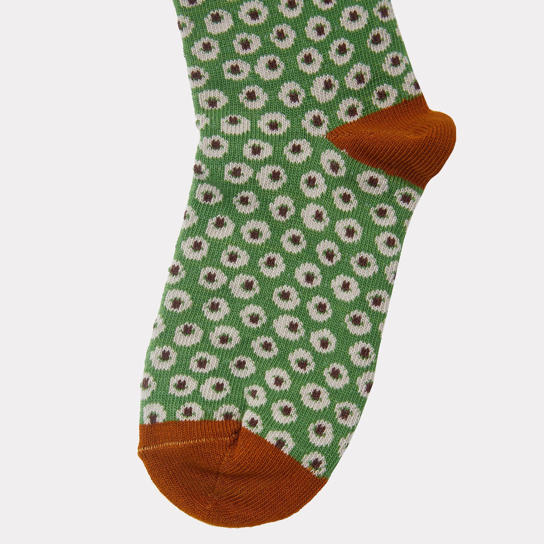 Boys & Girls Green Spots Cotton Socks