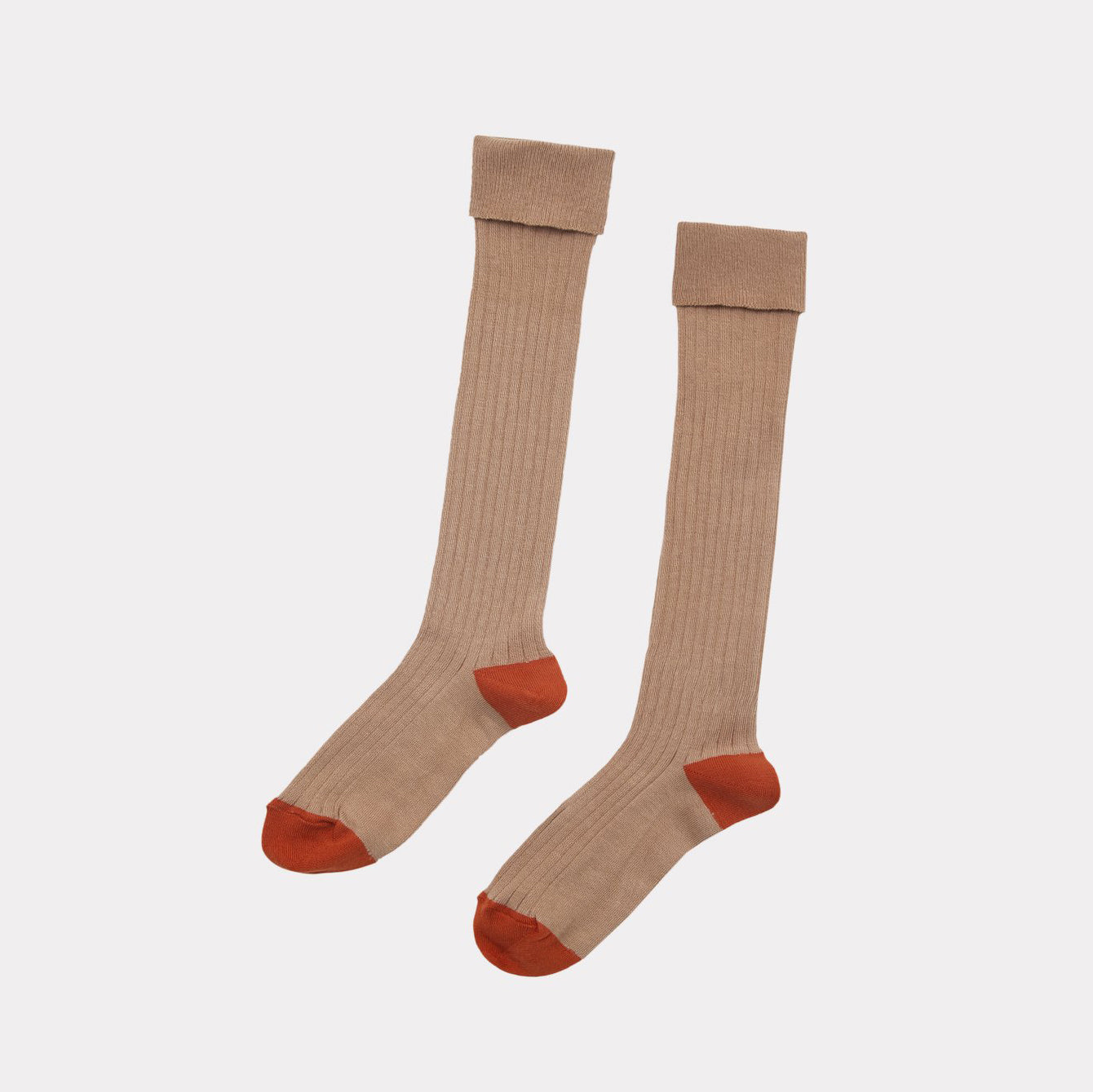 Boys & Girls Camel Cotton Long Socks
