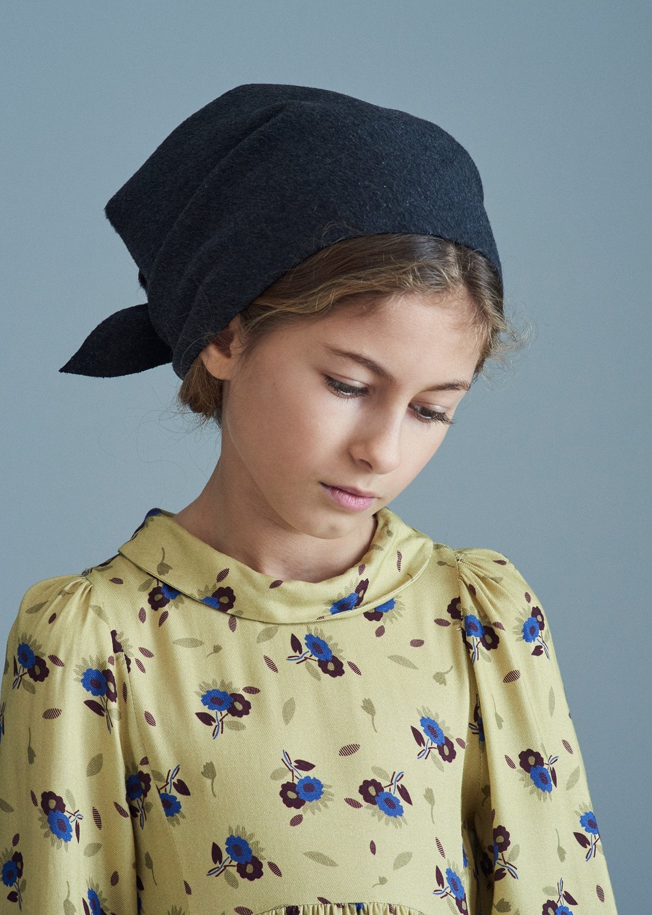 Girls Yellow Floral Dress