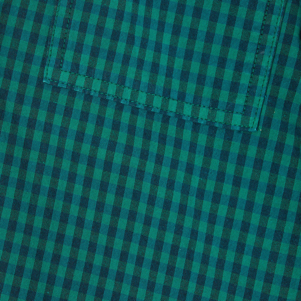 Boys & Girls Green Check Trousers