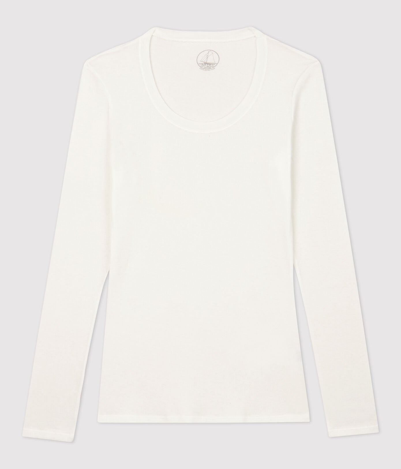 Girls White Cotton T-Shirt