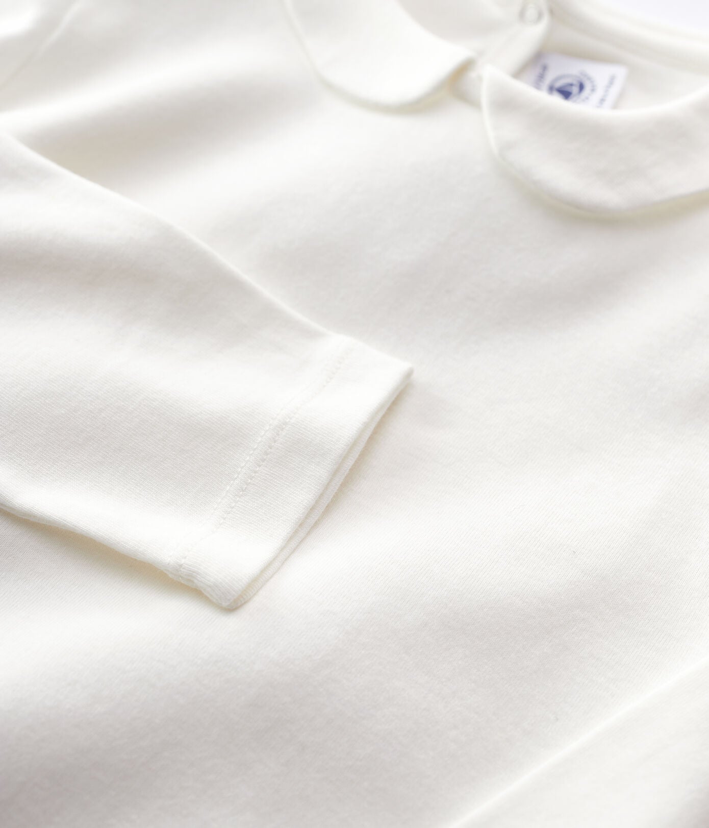 Girls White Cotton T-Shirt