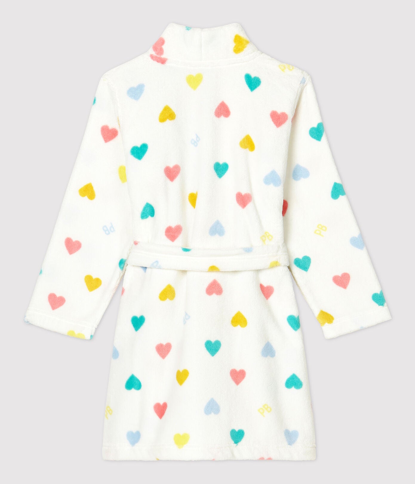 Girls White Heart Nightgown