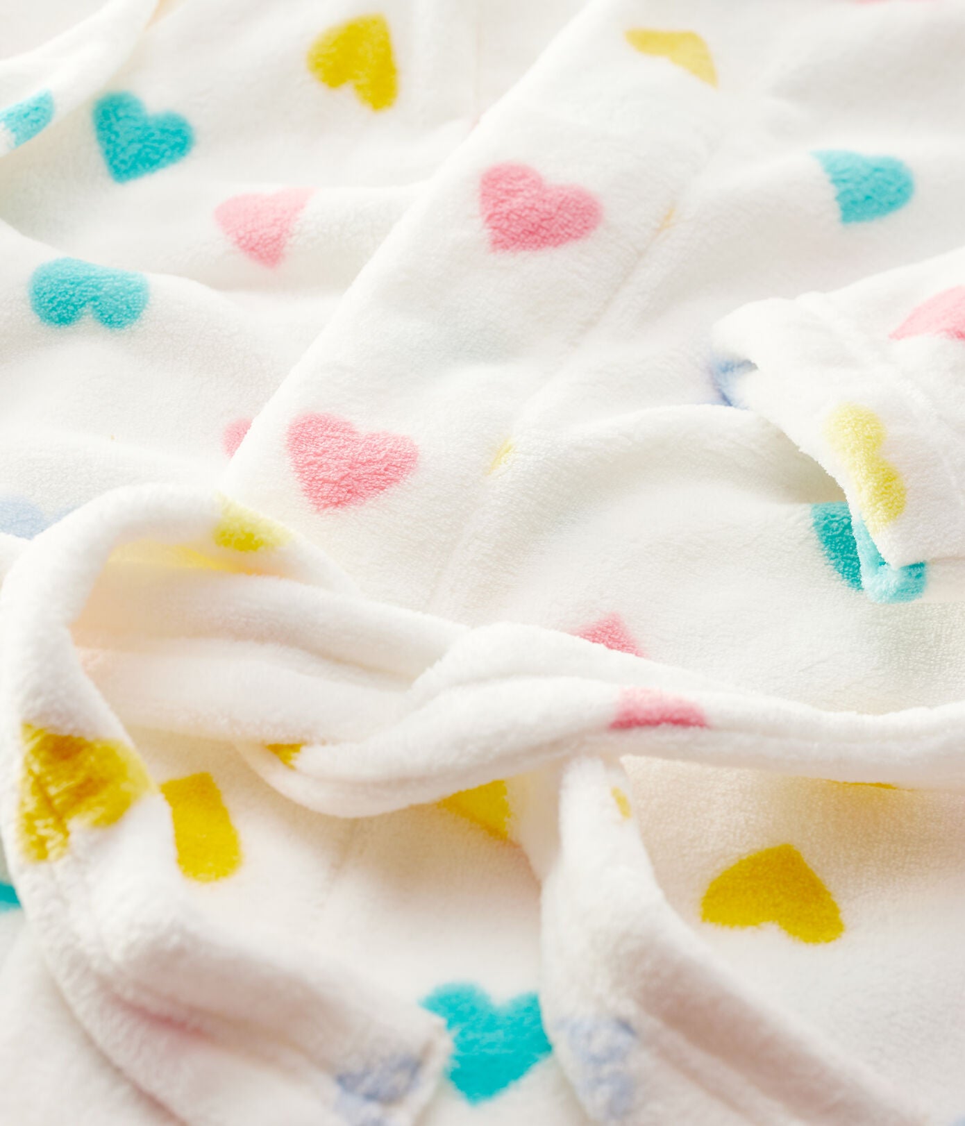 Girls White Heart Nightgown