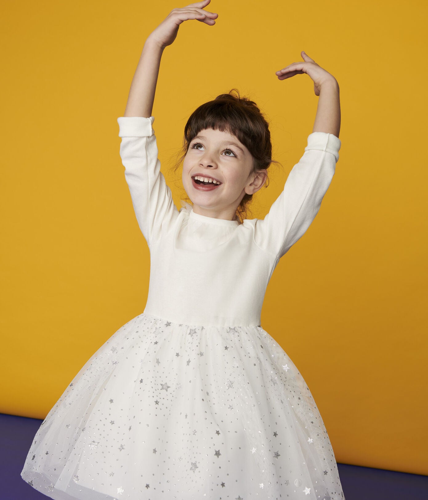 Girls White Tulle Dress
