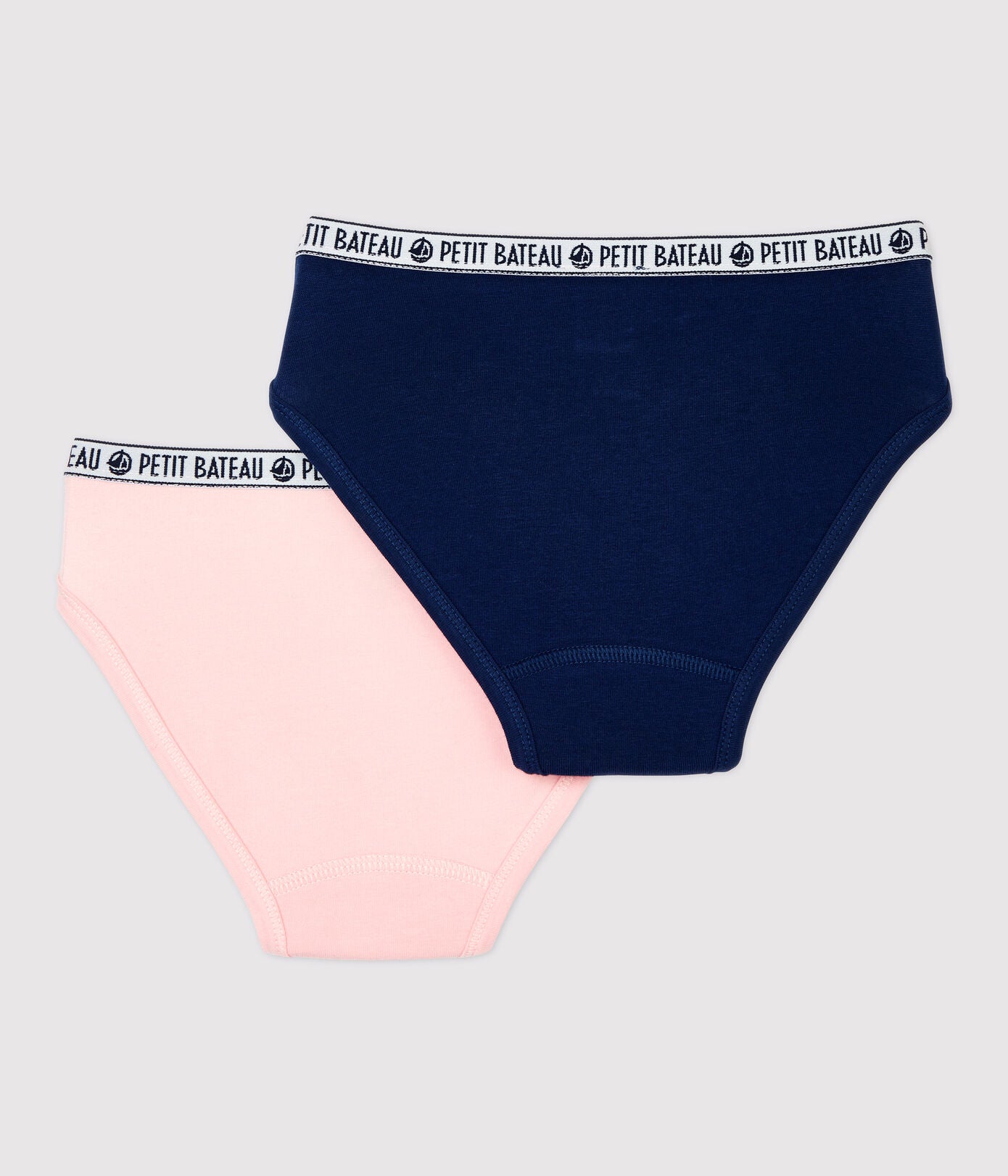 Girls Pink & Blue Cotton Underwear Set (2 Pack)