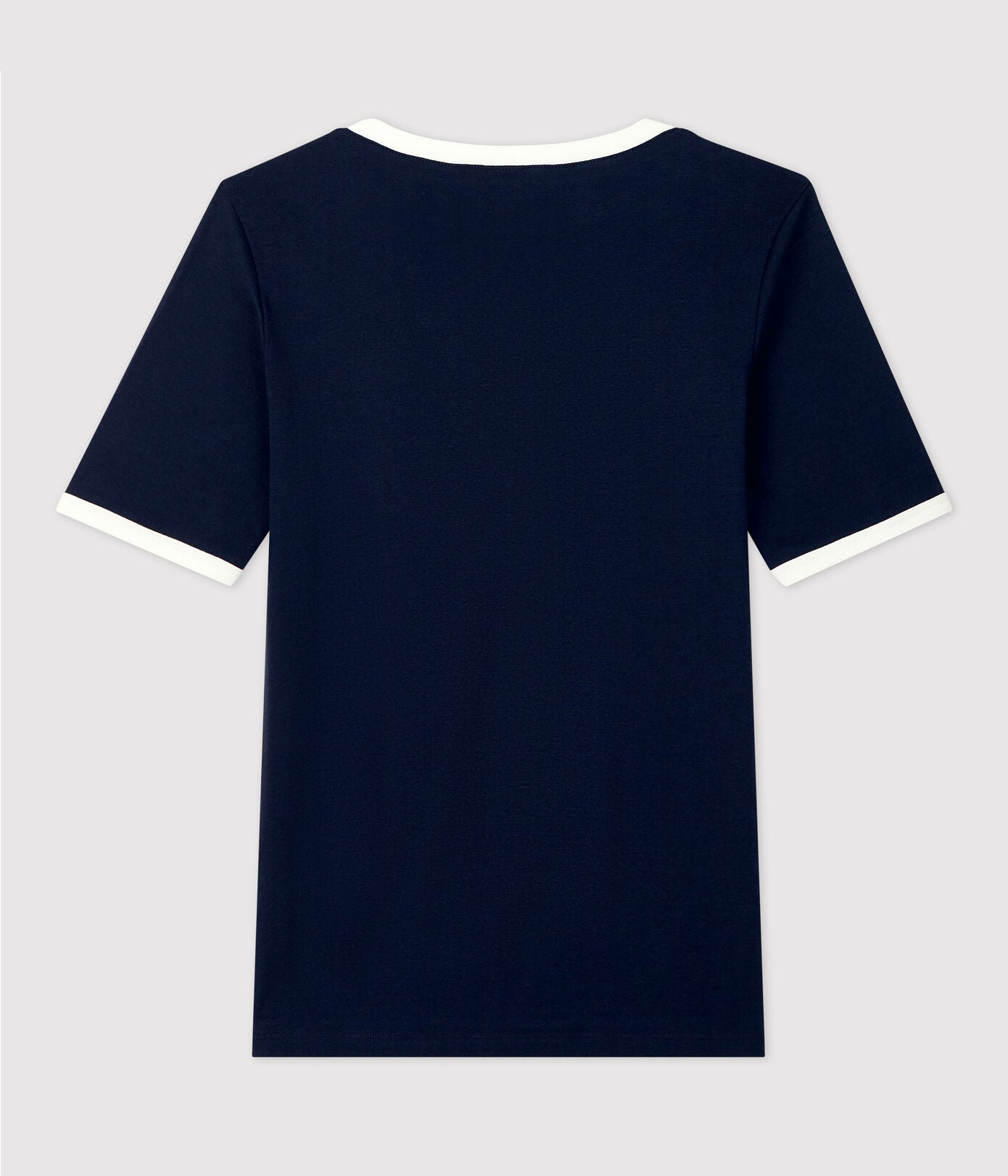 Girls Navy Cotton T-Shirt