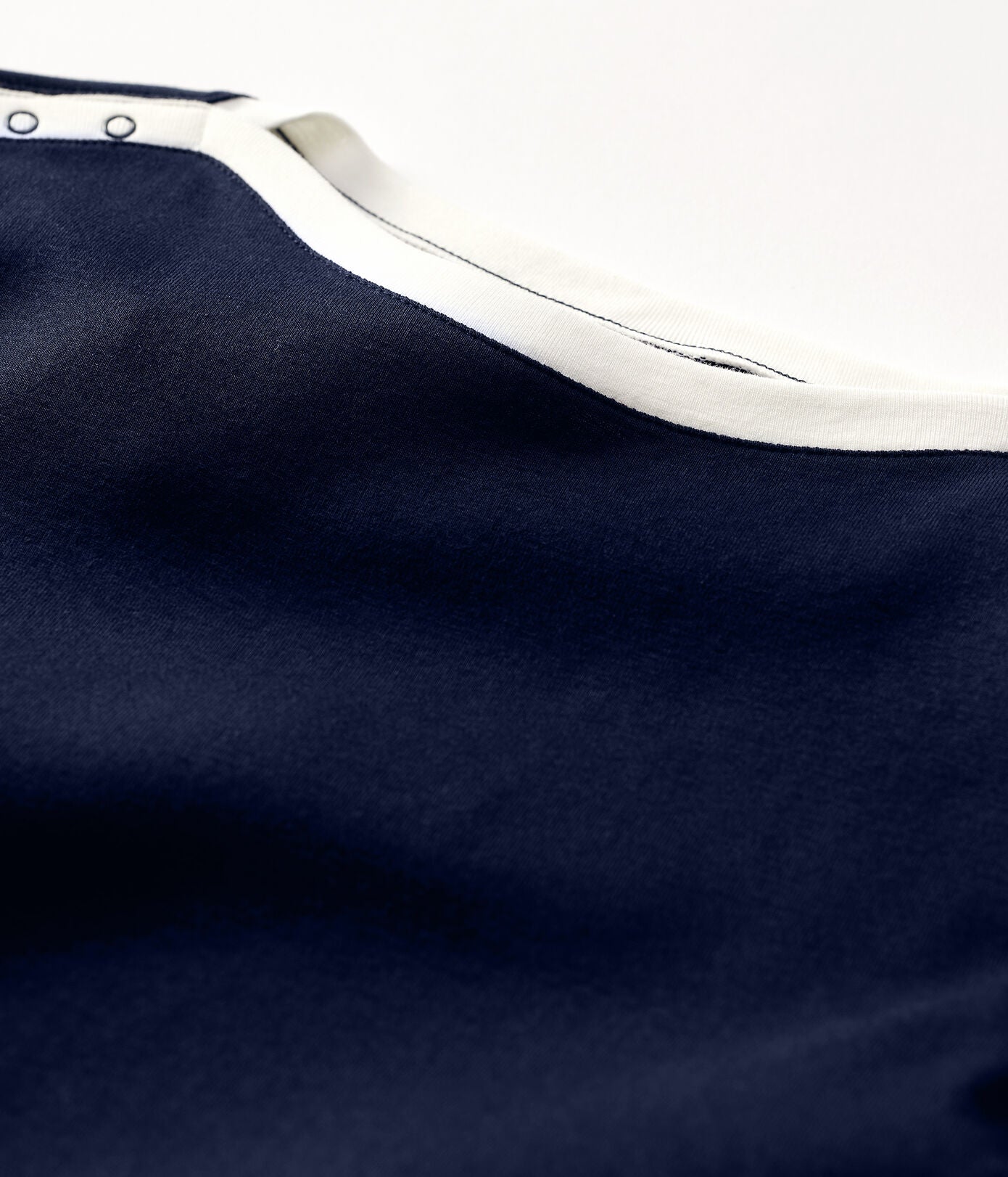 Girls Navy Cotton T-Shirt