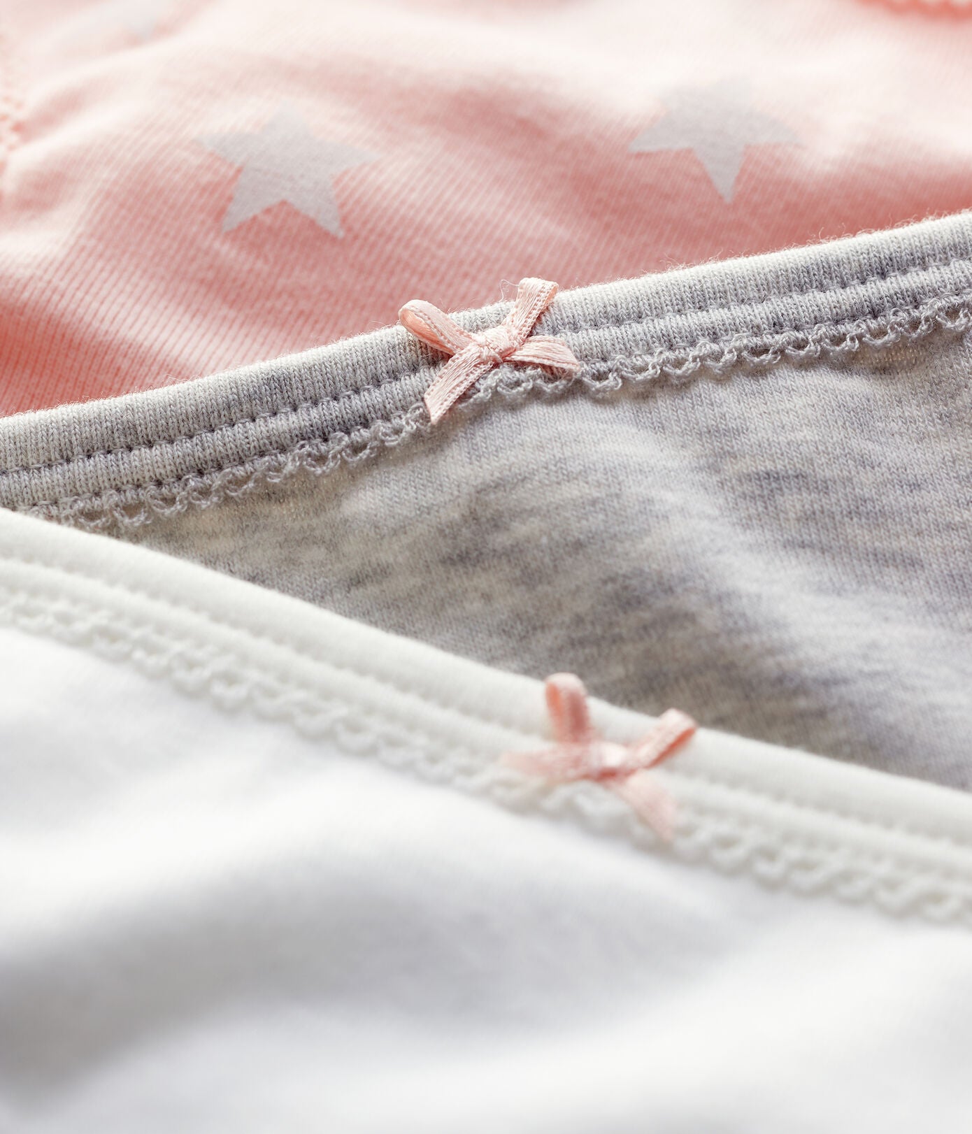 Girls Multicolor Cotton Underwear Set (3 Pack)