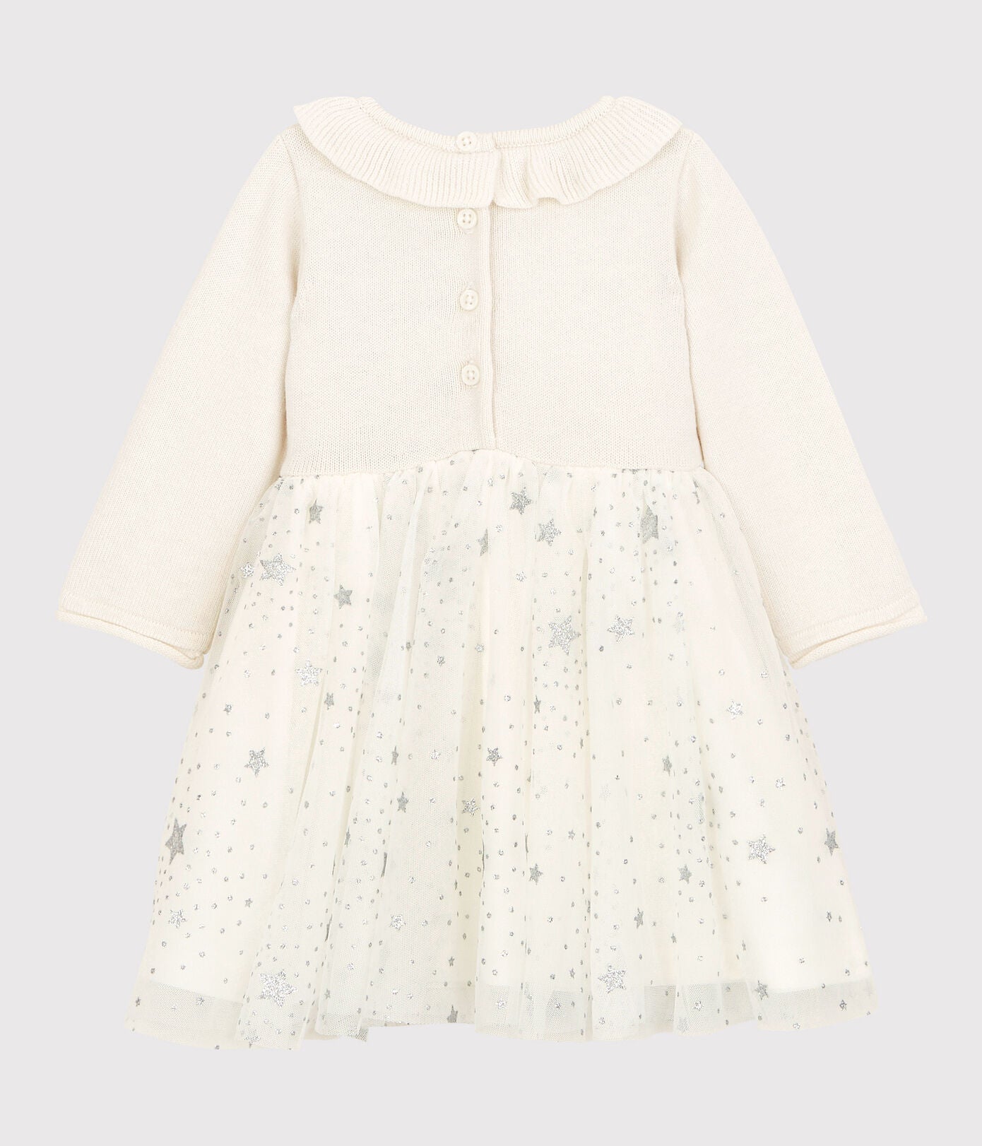 Baby Girls White Cotton Dress