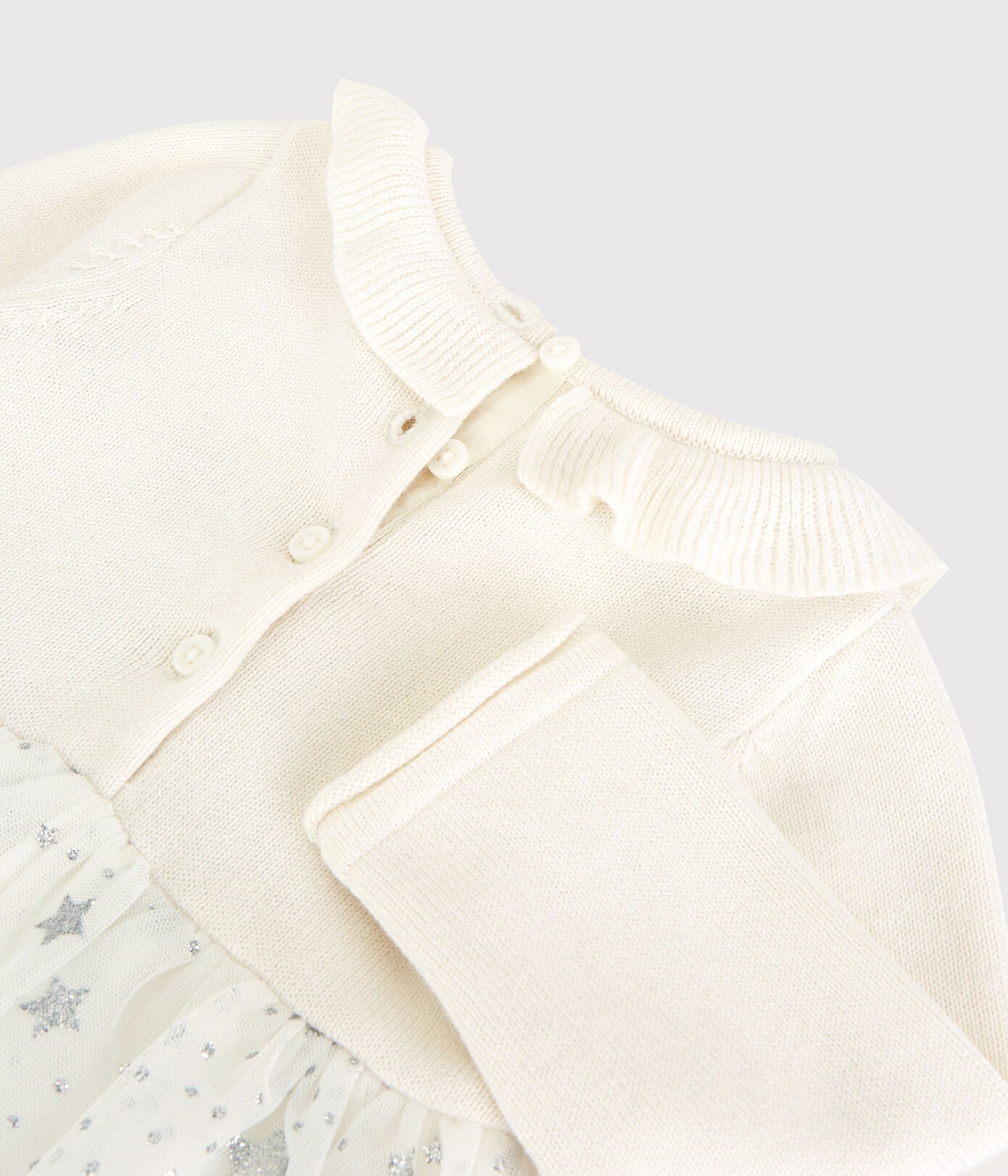 Baby Girls White Cotton Dress