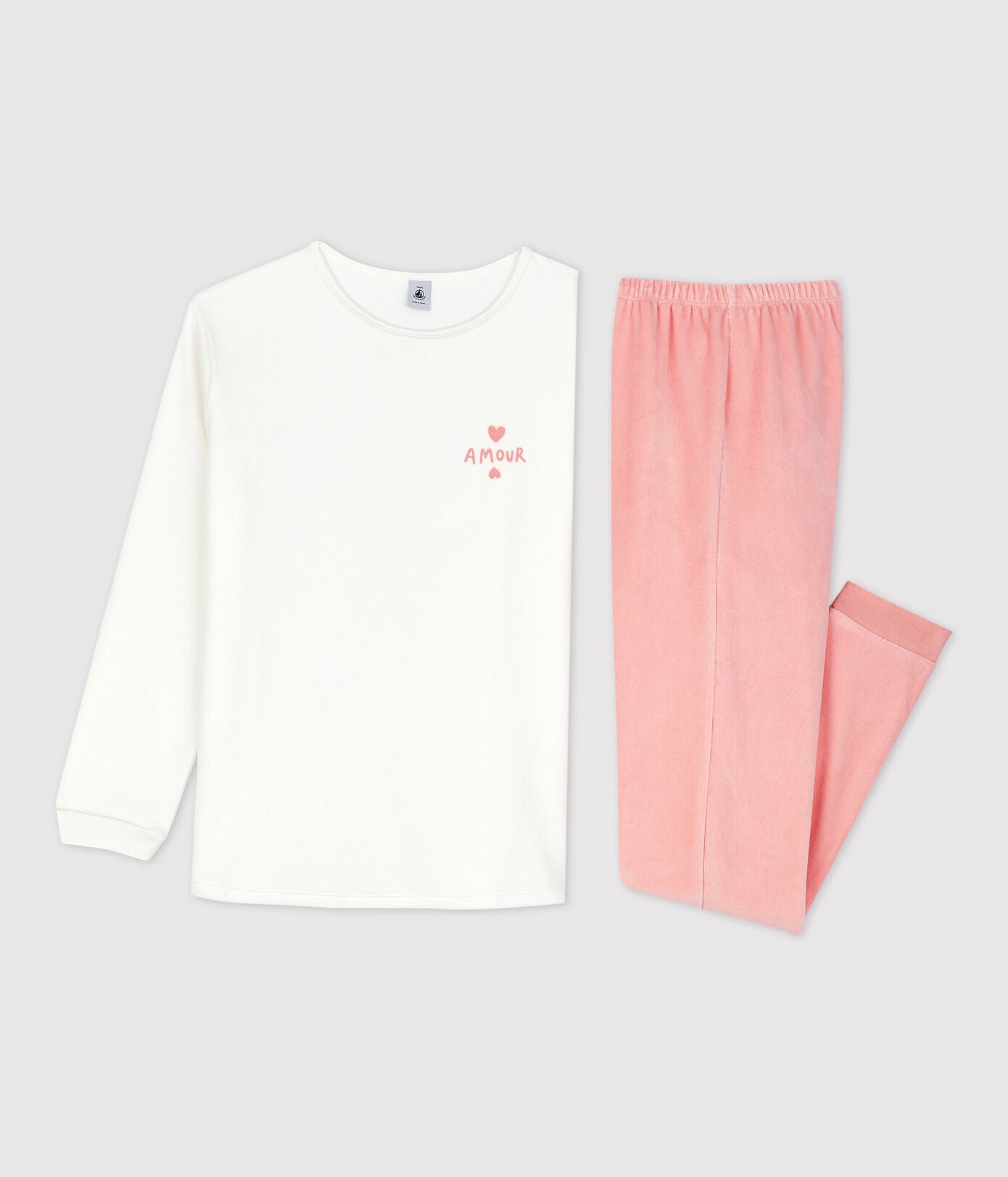 Girls White Cotton Nightwear Set