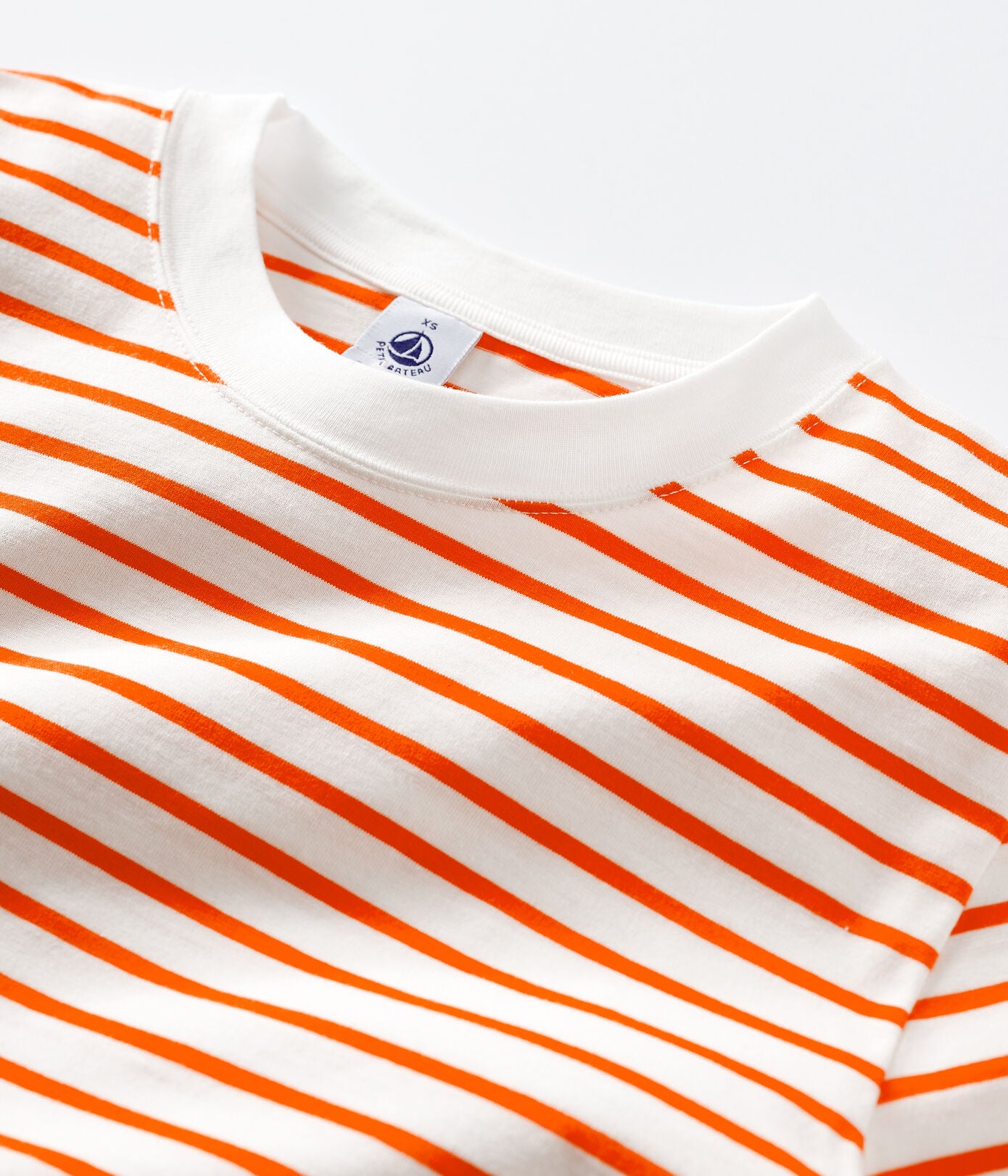 Girls Red Stripes Cotton T-Shirt