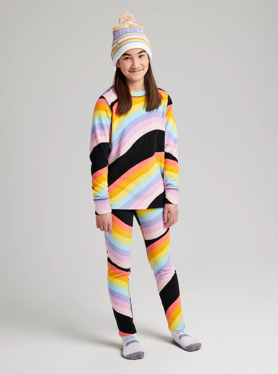 Boys & Girls Rainbow Fleece Set