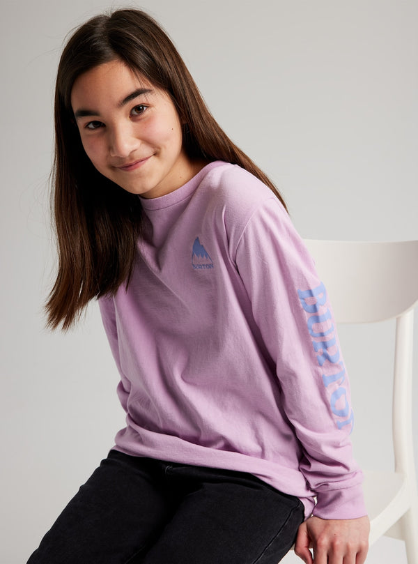 Girls Lavender Logo Cotton T-Shirt