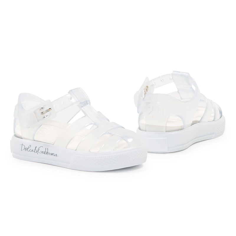 White Beachwear Sandal - CÉMAROSE | Children's Fashion Store