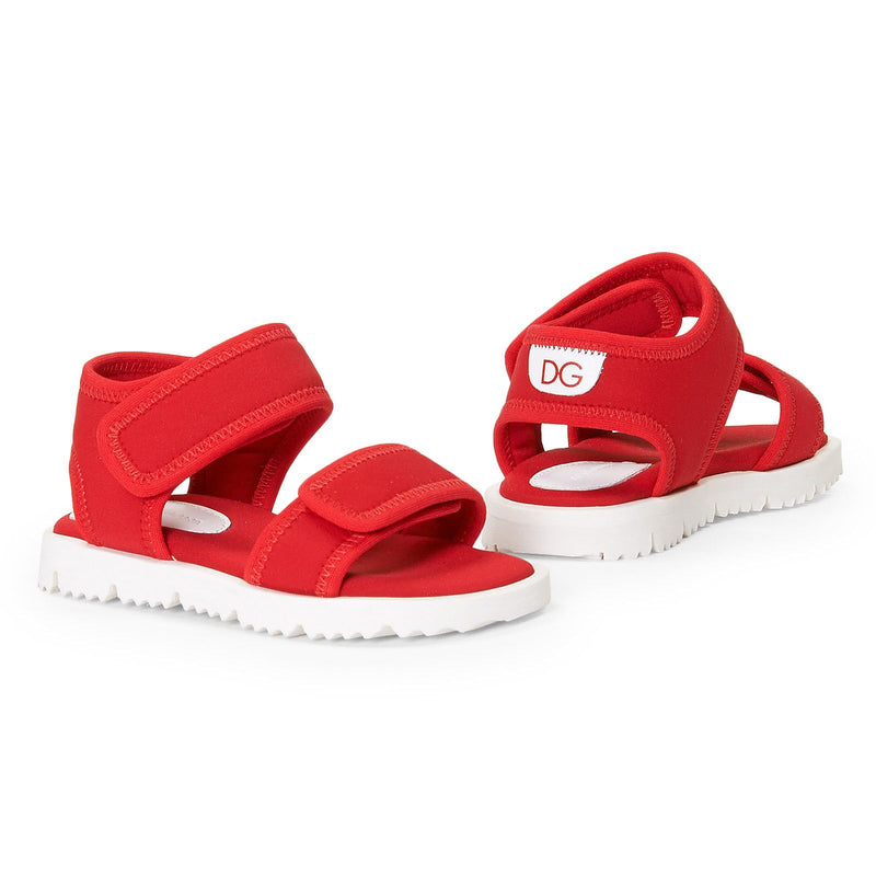Baby Red&White Beachwear Sandal - CÉMAROSE | Children's Fashion Store