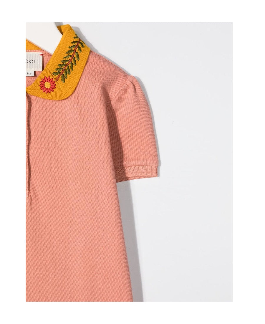 Girls Peach Sorbet Poloshirt