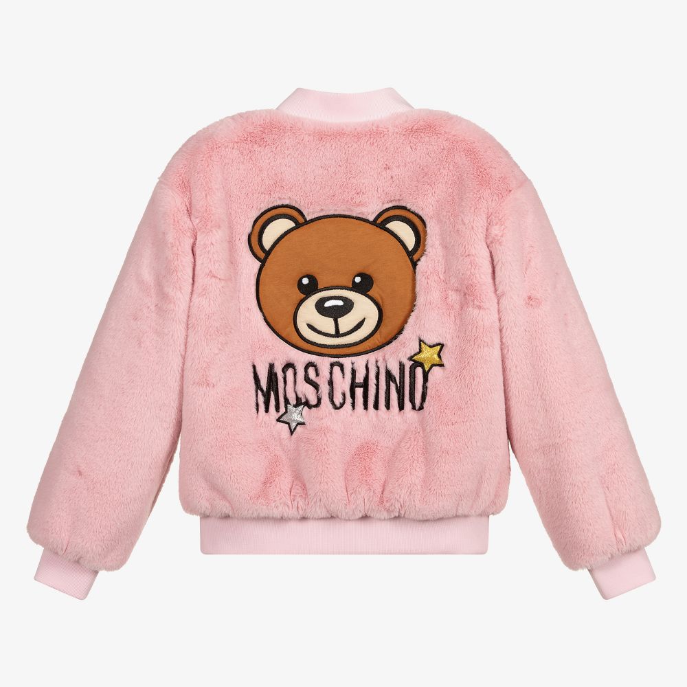 Girls Pink Logo Jacket