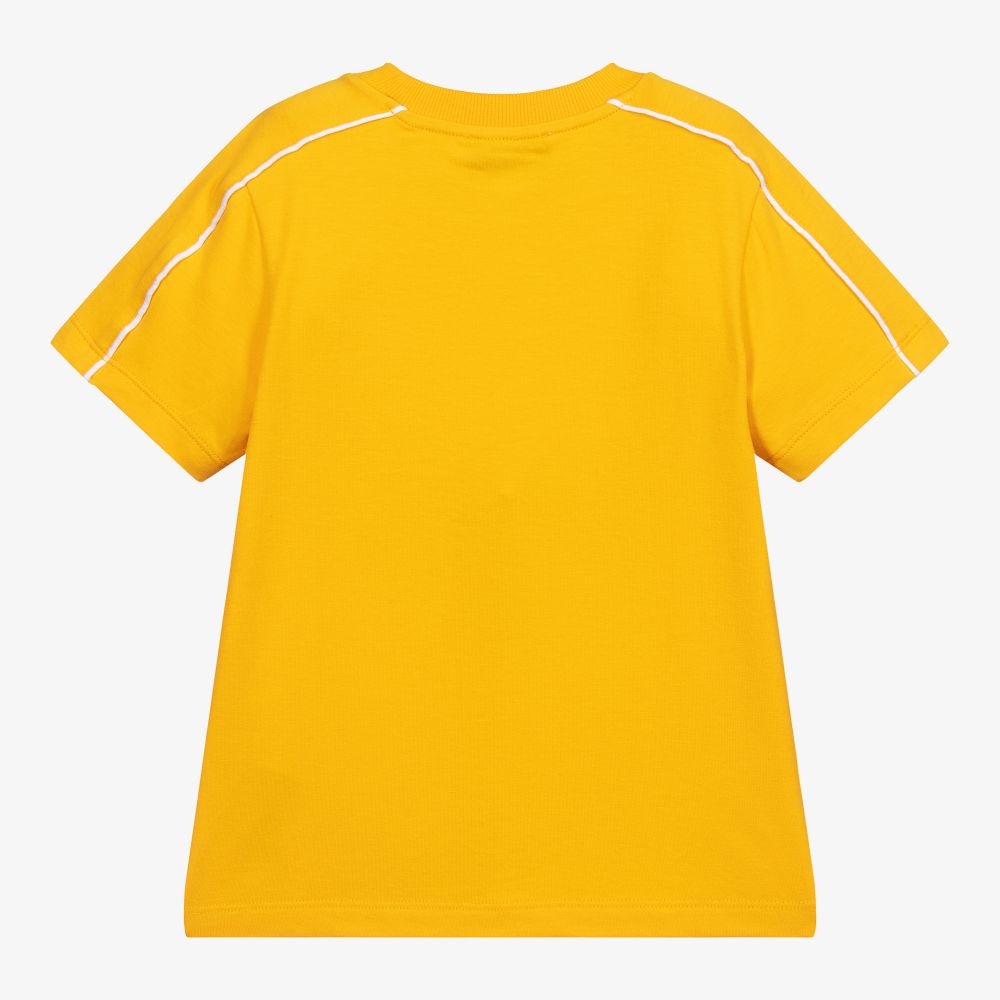 Boys & Girls Yellow Cotton T-Shirt