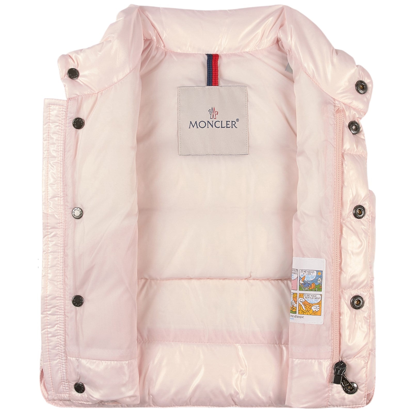 Baby Girls Light Pink "BERNARD" Padded Down Gilet