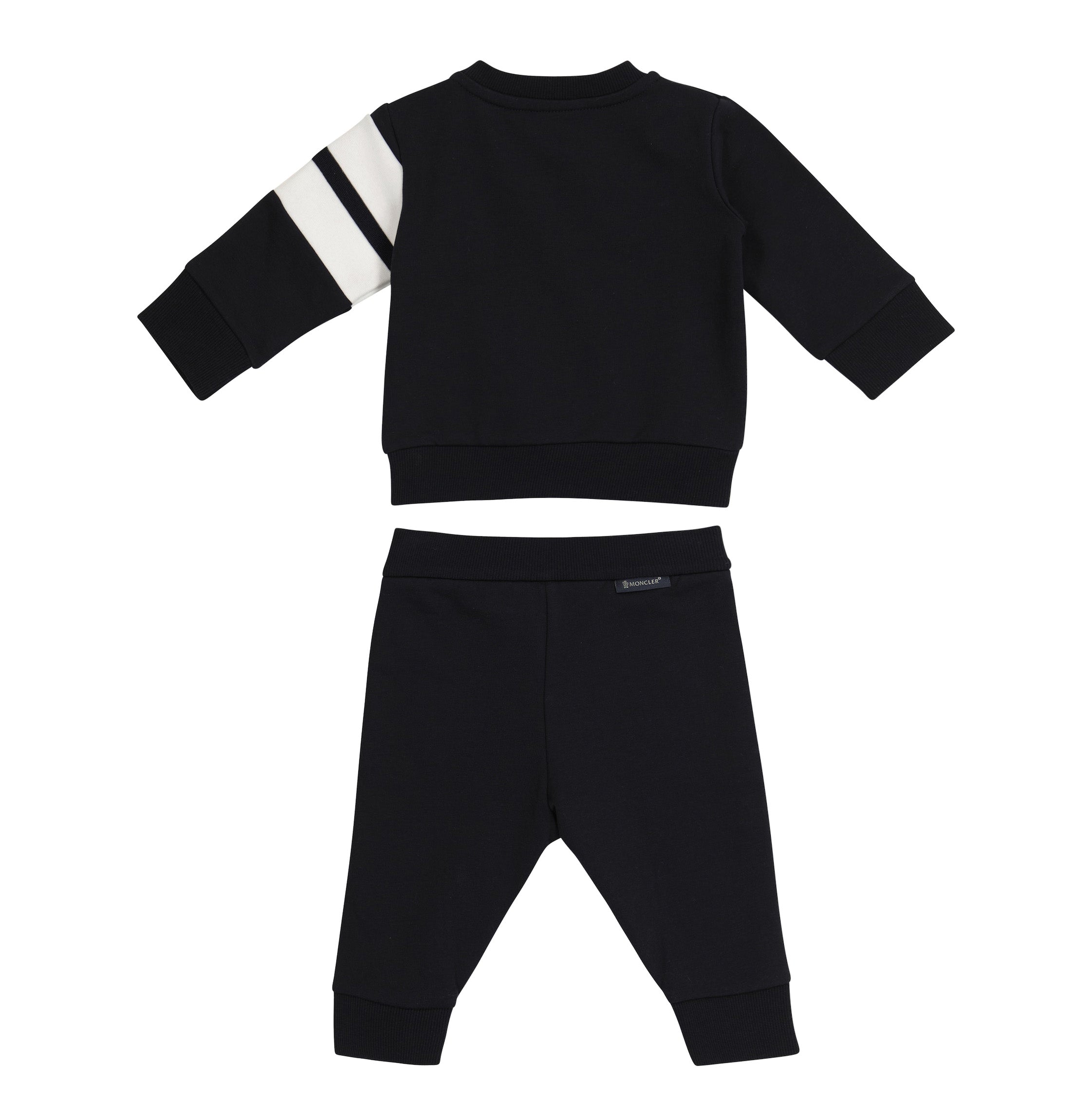 Baby Boys Navy Logo Cotton Set