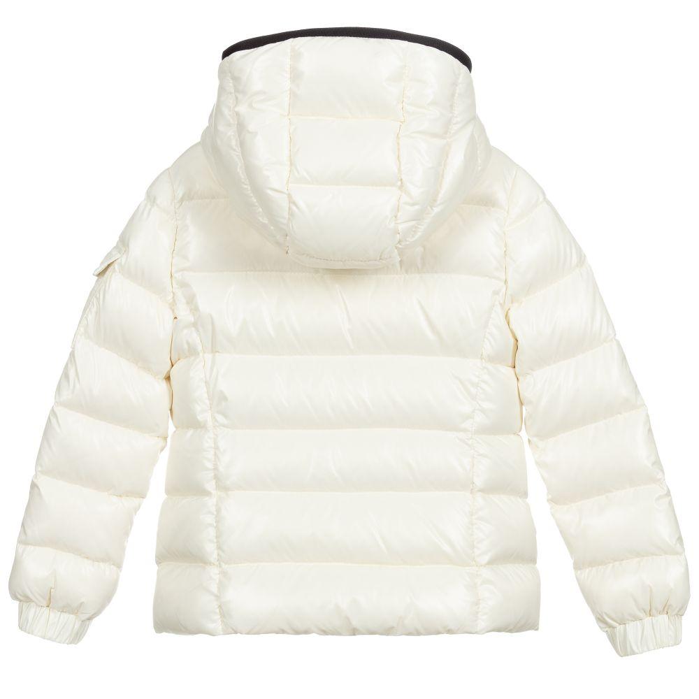 Girls White 'Bady' Padded Down Jacket