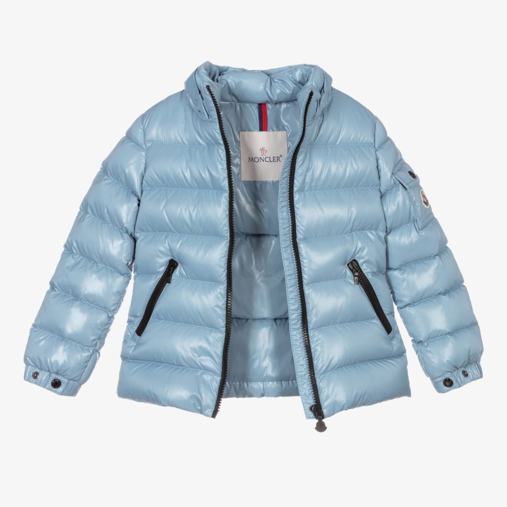 Girls Blue 'Bady' Padded Down Jacket