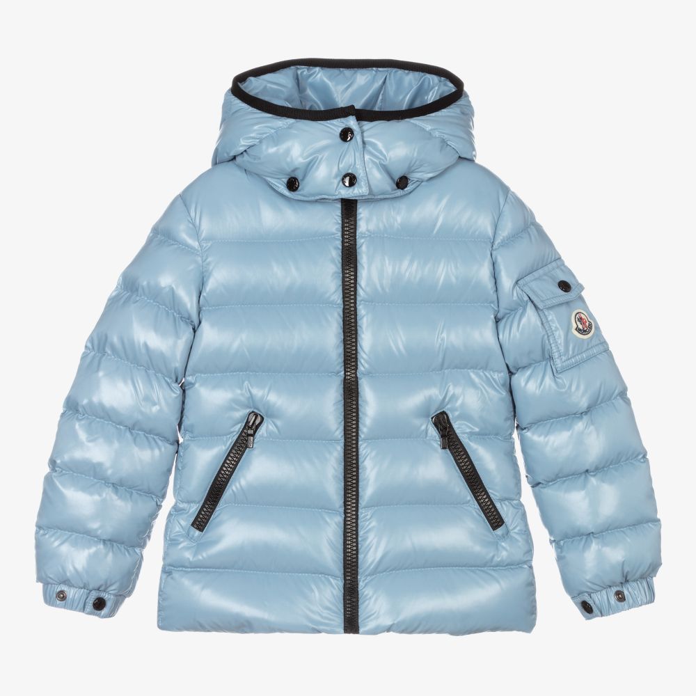 Girls Blue 'Bady' Padded Down Jacket
