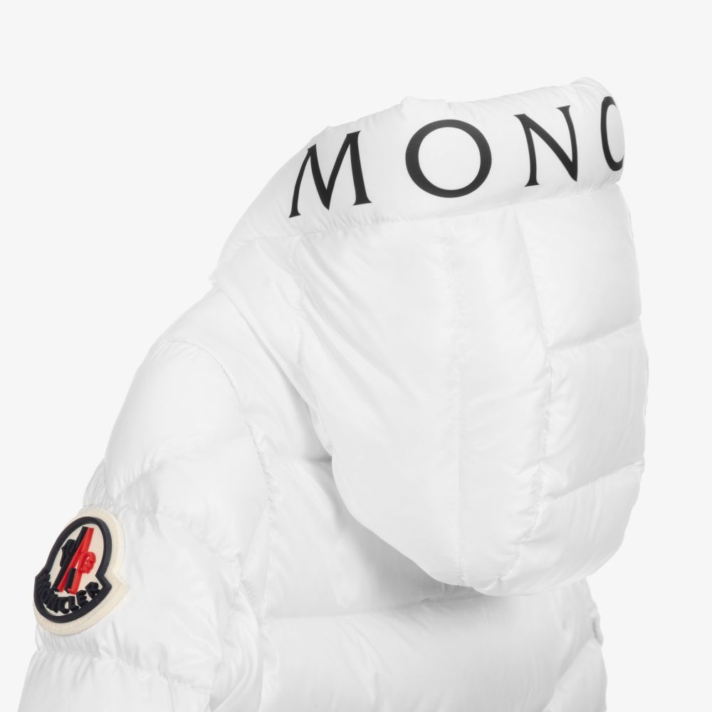 Girls White "SALZMAN" Padded Down Jacket