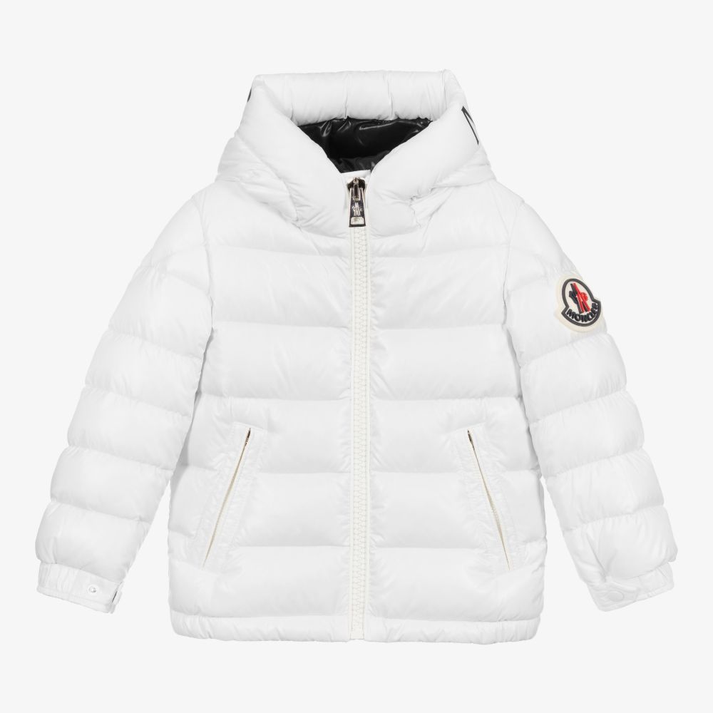 Girls White "SALZMAN" Padded Down Jacket
