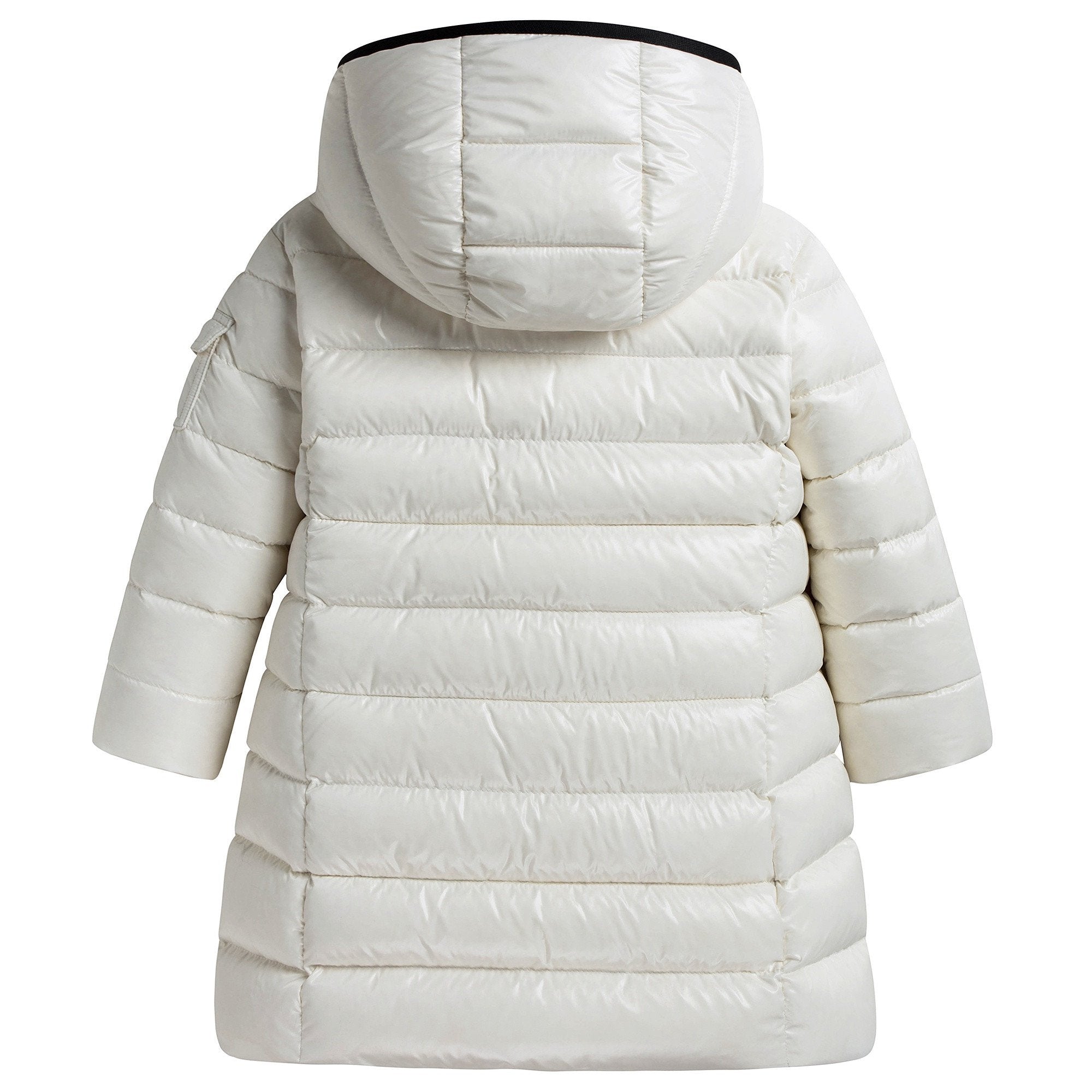 Girls White "Moka" Padded Down Coat