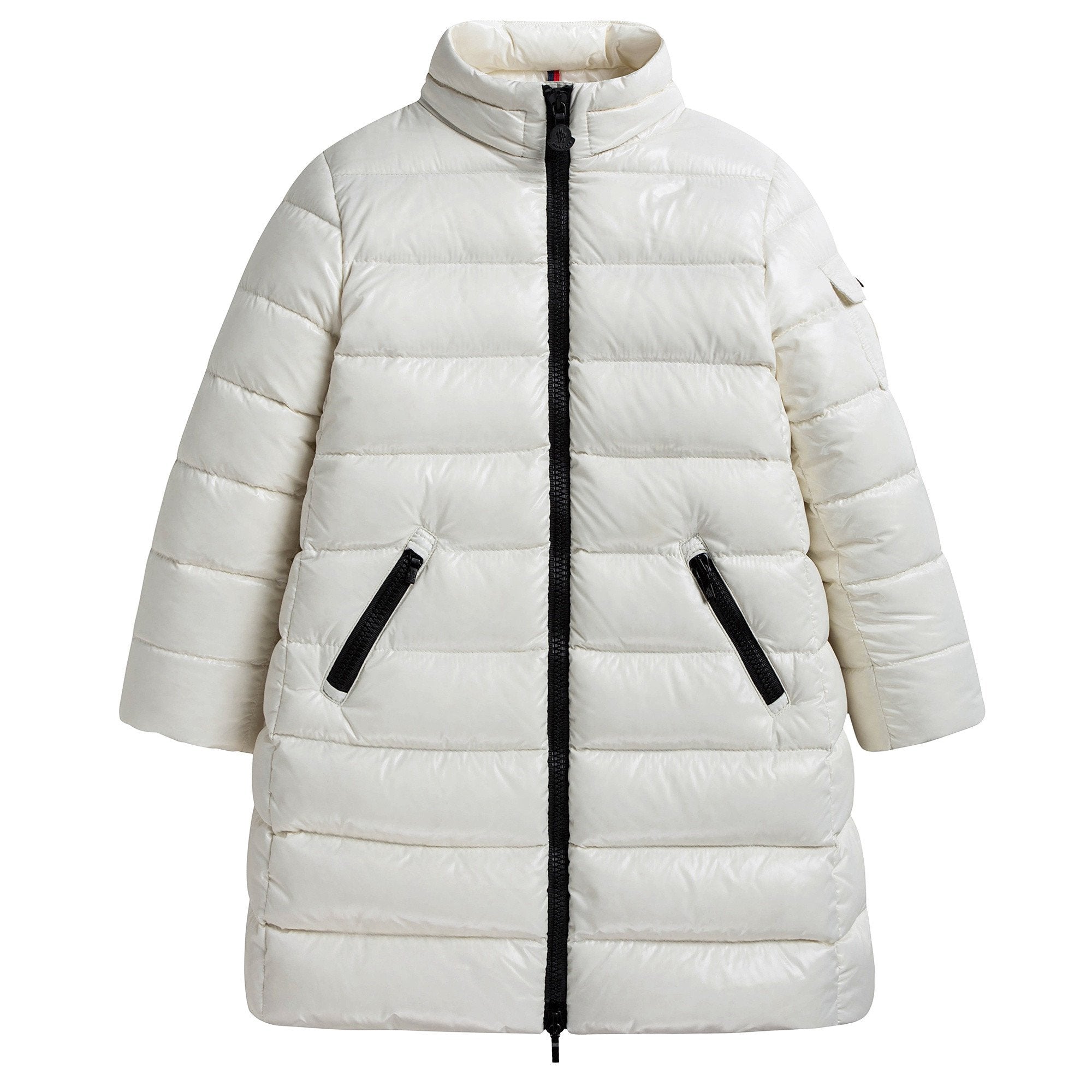 Girls White "Moka" Padded Down Coat