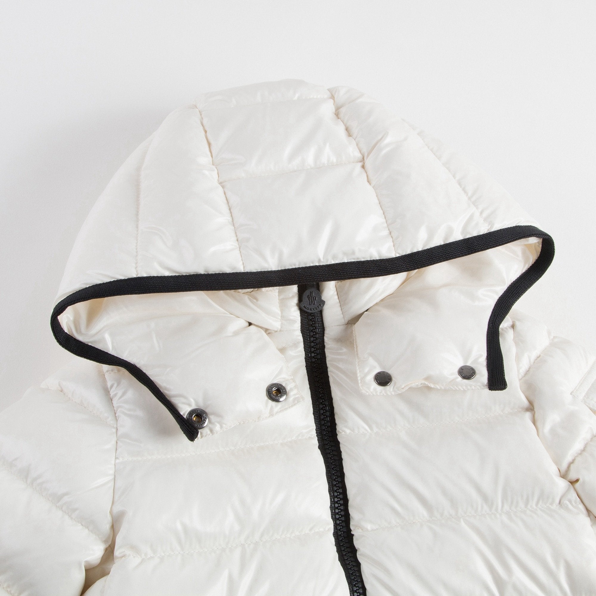 Girls White "Moka" Padded Down Coat