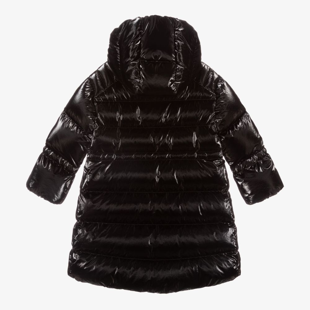 Girls Black "ODETTA" Padded Down Coat