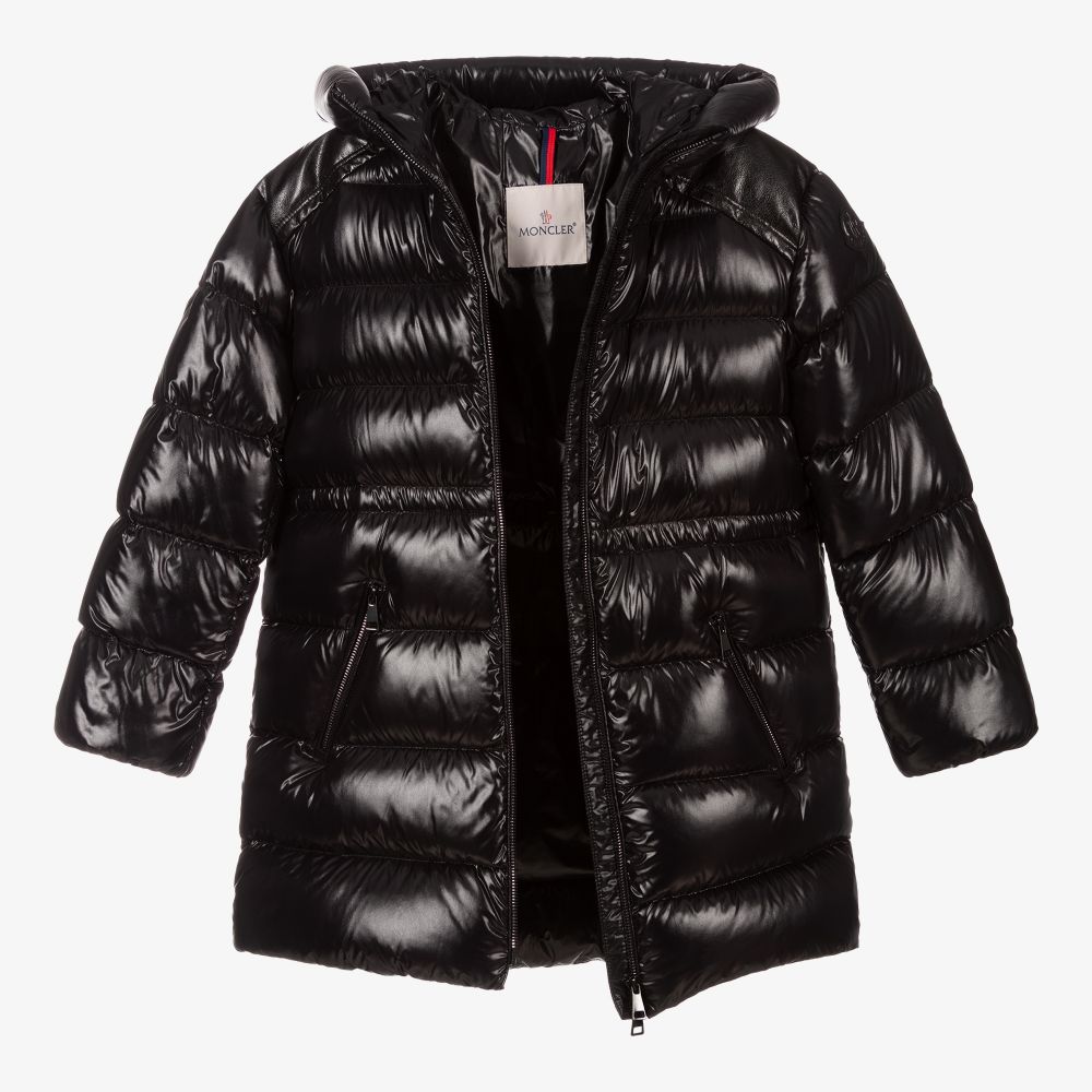 Girls Black "ADILE" Padded Down Coat