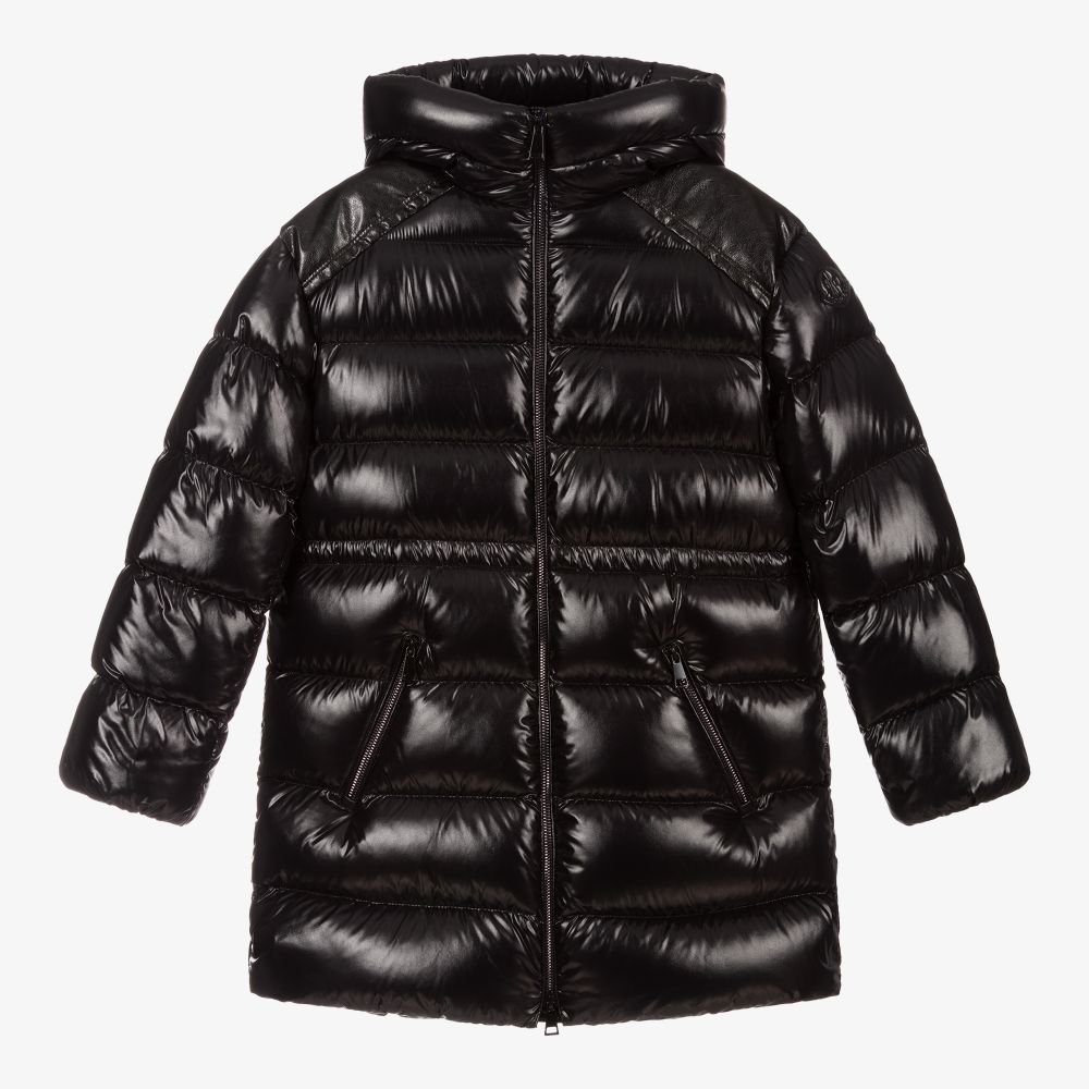 Girls Black "ADILE" Padded Down Coat