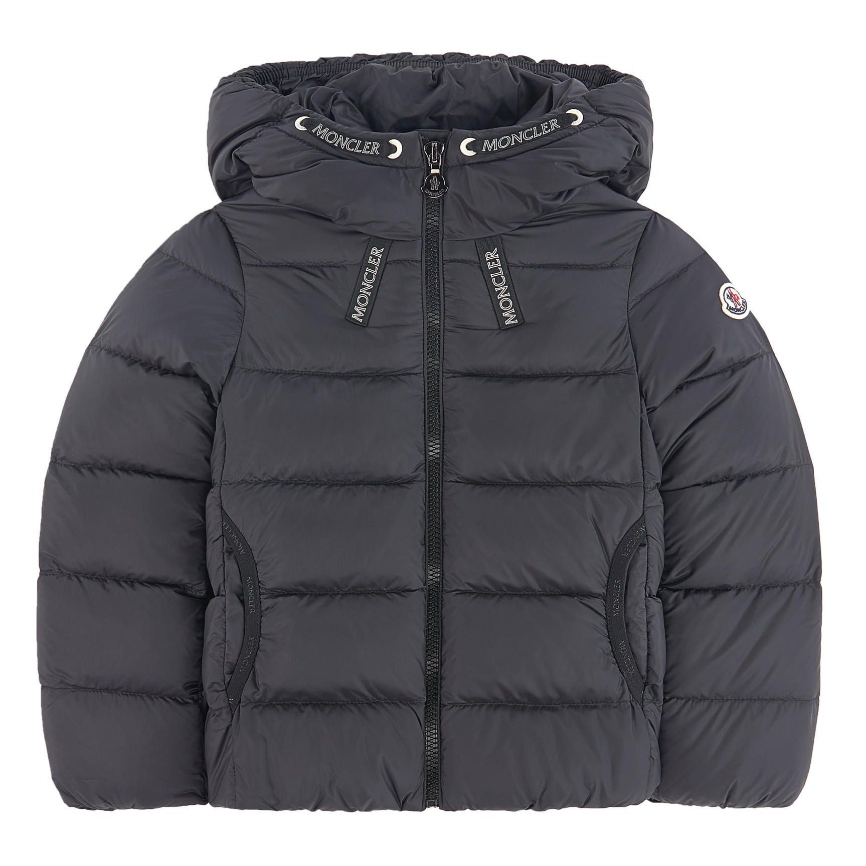Girls Black "CHEVRIL" Padded Down Jacket