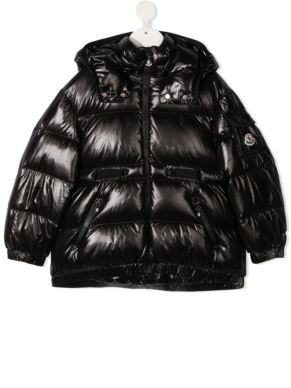 Girls Black "BADYMORE" Padded Down Jacket