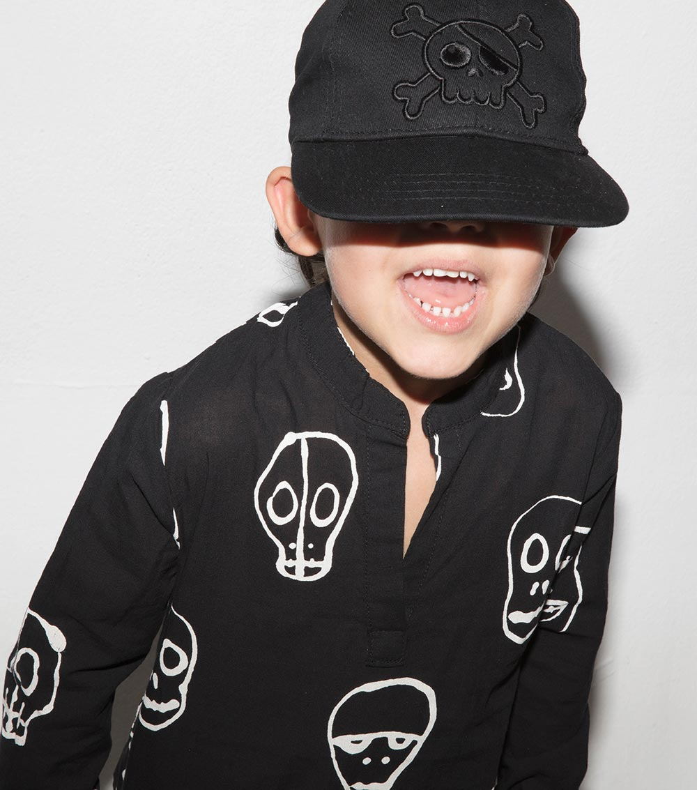 Boys & Girls Black Baseball Cap