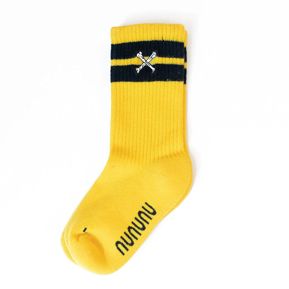 Boys & Girls Yellow Cotton Socks